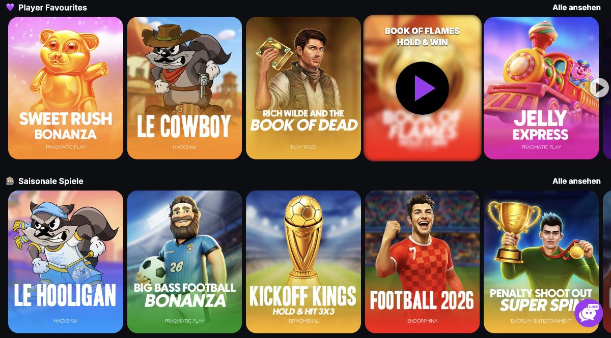 CoinCasino Online Spielautomaten