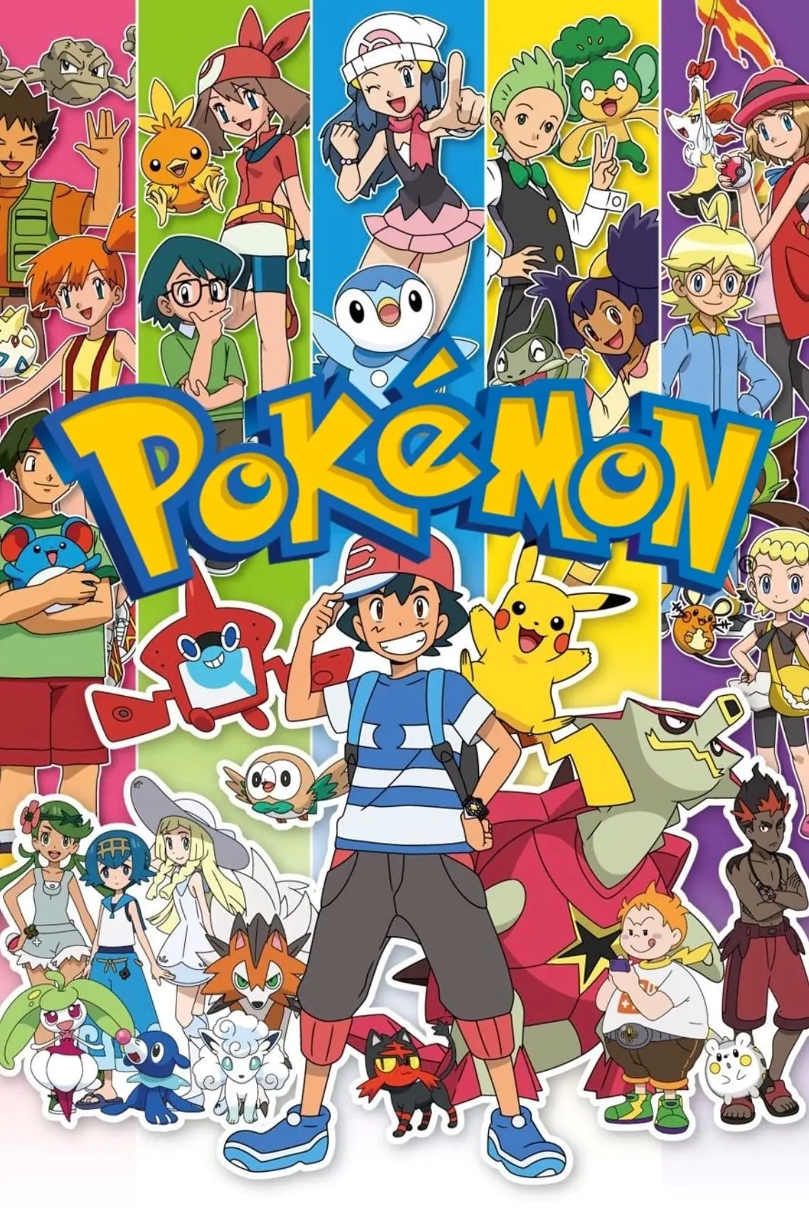 Collage of various Pokémon characters from the franchise.